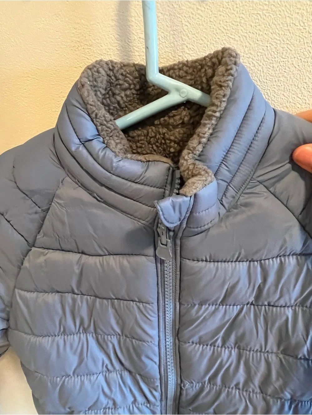 Gap reversible Kids Quilted Puffer Jacket - Blue